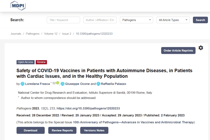 Sicurezza del vaccino Covid-19 in pazienti con malattie autoimmuni, in pazienti con problemi cardiaci e nella popolazione&nbsp;sana